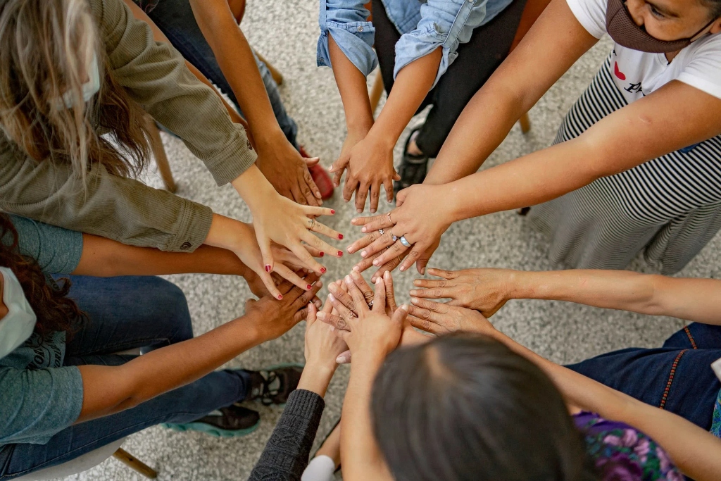 Hands joined in collaboration
